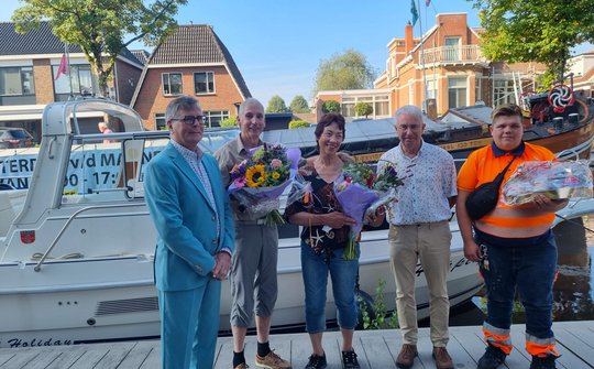 Foto van de 1000e boot