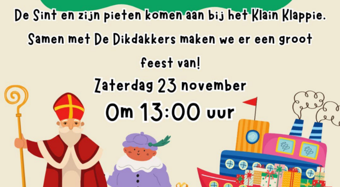 Poster sinterklaasintocht Musselkanaal