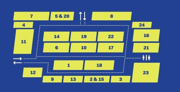 Plattegrond evenement Samen Veilig Stadskanaal 